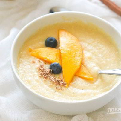 Кукурузная каша с молоком