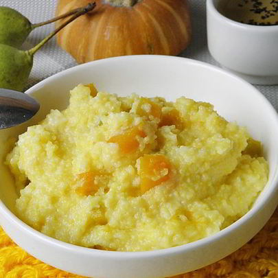 Кукурузная каша с тыквой в мультиварке