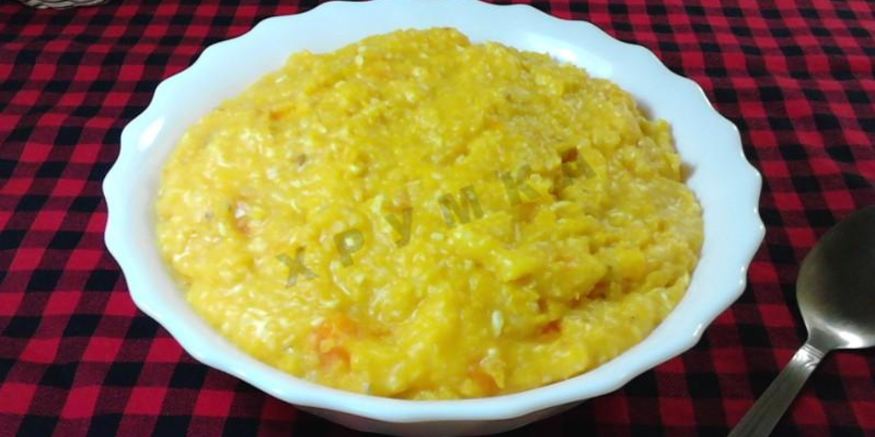 Рецепт кукурузной каши с тыквой