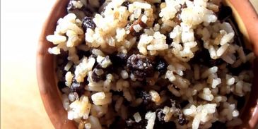 кутья поминальная с изюмом из риса на поминки