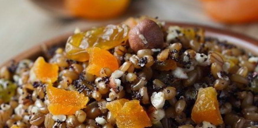 Рецепт кутьи с изюмом