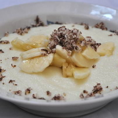 Манная каша с бананом