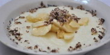 манная каша с бананом