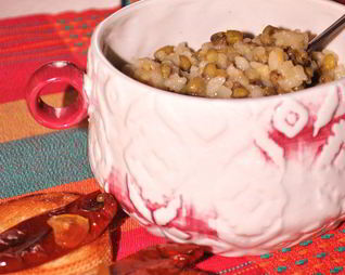 Машевая каша с рисом