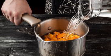 молочная каша ароматная тыква