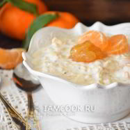 Рецепт Ленивой овсяной каши с апельсиновым джемом