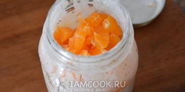 ленивая овсяная каша с апельсиновым джемом