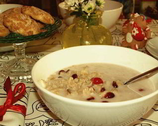 Овсяная каша на кокосовом молоке