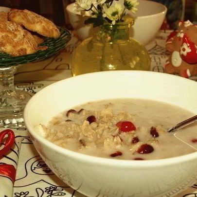 Овсяная каша на кокосовом молоке