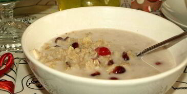 овсяная каша на кокосовом молоке