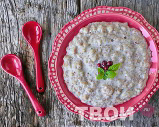 Овсяная каша на молоке