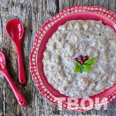 Овсяная каша на молоке