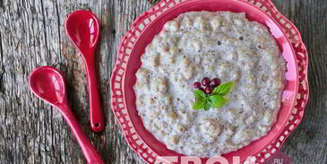 овсяная каша на молоке