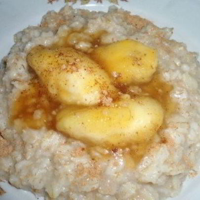 Овсяная каша с бананом