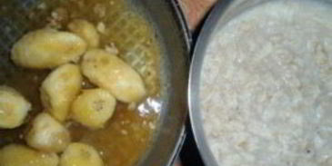 овсяная каша с бананом