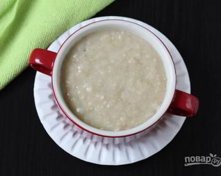 Овсяная каша с фруктами