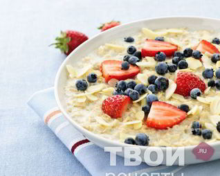 Овсяная каша с молоком