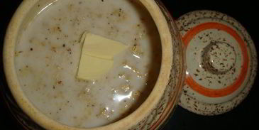 овсяная каша с орехами и яблоками в духовке