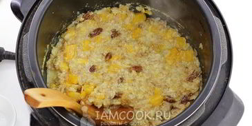 овсяная каша с тыквой