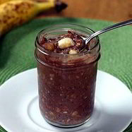 Рецепт Овсянки в банке с бананом и какао