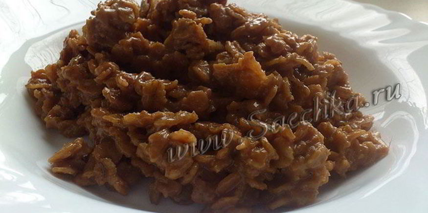 Рецепт шоколадной овсянки