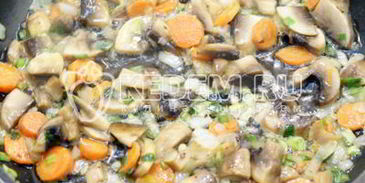 перловка с грибами