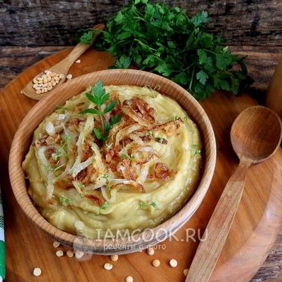 Постная гороховая каша