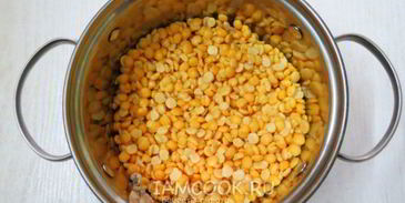 постная гороховая каша