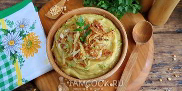 постная гороховая каша