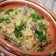 Рецепт Пшеничной каши с мясом в мультиварке