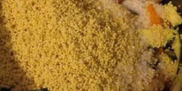 пшеничная каша с соевым мясом и овощами