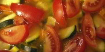 пшеничная каша с соевым мясом и овощами