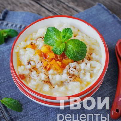 Рисовая каша на молоке