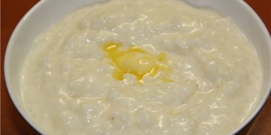 Рецепт рисовой каши-размазни на молоке