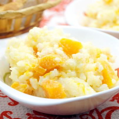 Рисовая каша с тыквой