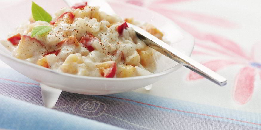 Рецепт рисовой каши с яблоками