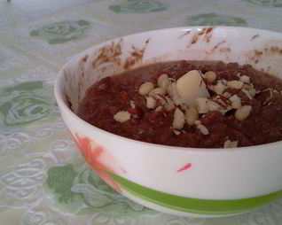 Шоколадная рисовая каша