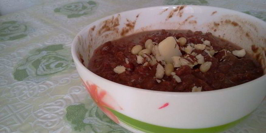 Рецепт шоколадной рисовой каши