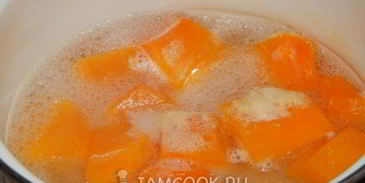 тыквенная каша на молоке