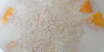 тыквенная каша на молоке