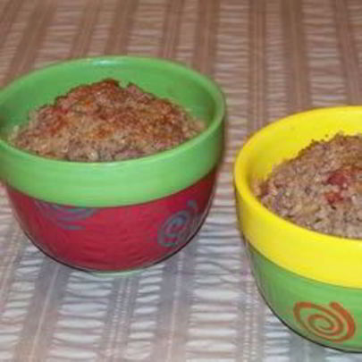 Ячневая каша с фаршем