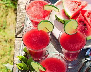 Арбузный коктейль с лаймом