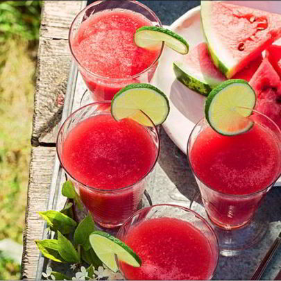 Арбузный коктейль с лаймом