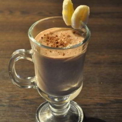 Бананово-шоколадный коктейль