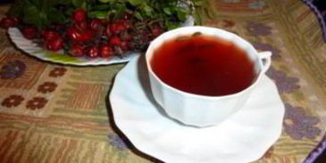 брусничный чай