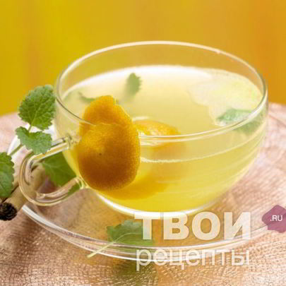 Чай с апельсином и корицей