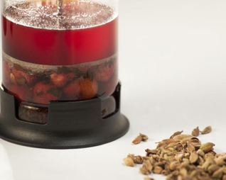 Чай с клубникой и специями