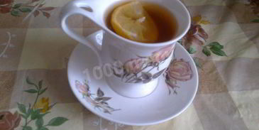 чай с лимоном и медом