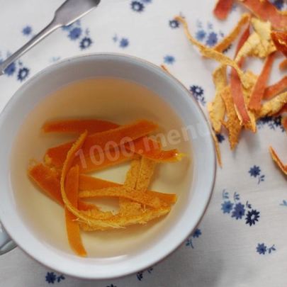 Чай с мандариновой кожурой
