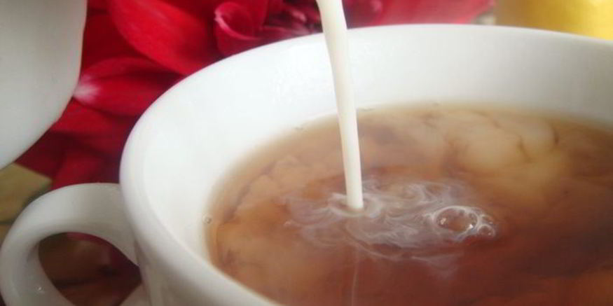 Рецепт чая с молоком